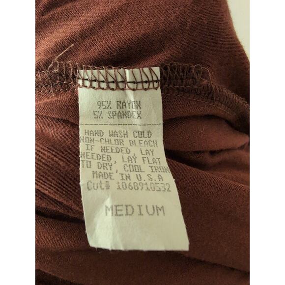 Kylie Paige Ashley orange cottagecore rustic flowy dress skirt combo M - Picture 9 of 9